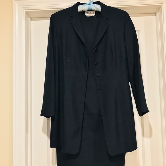 Worth New York dress & matching 3/4 length jacket. - Picture 2 of 11